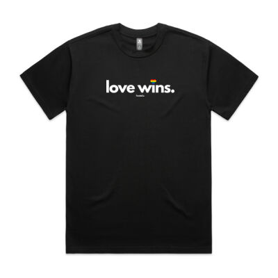 love wins. Box tee (Same Day) (Pride) Thumbnail